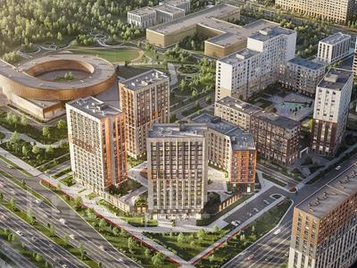 3-комнатная квартира · 96.42 м², Хусейн бен Талал 37 за ~ 66.5 млн 〒 в Астане, Есильский р-н