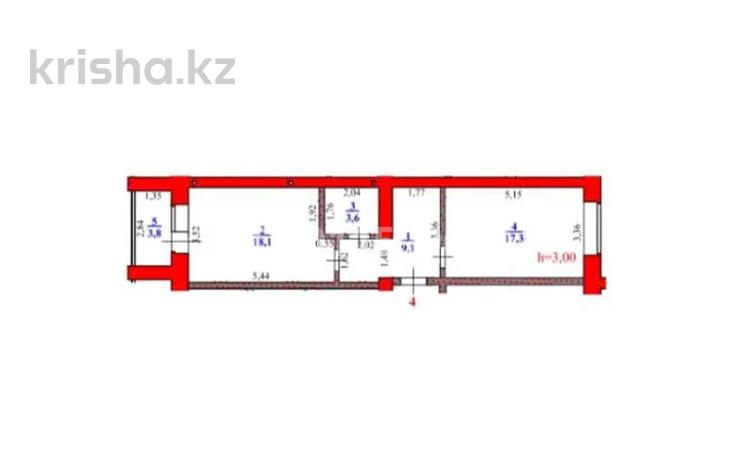 1-комнатная квартира · 51.9 м² · 1/9 этаж, мкр. Зачаганск пгт, Жумалиева 48 — На против Медколледж за 20 млн ₸ в Уральске — фото 2