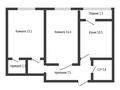 2-бөлмелі пәтер · 59.2 м² · 7/9 қабат, береке, бағасы: 32 млн ₸ в Костанае — фото 11