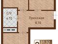2-комнатная квартира · 59 м², Нажимеденова 15/1 за 25.9 млн ₸ в Астане, Сарайшык р-н — фото 2