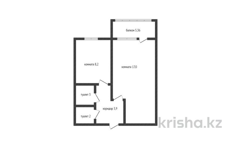 1-бөлмелі пәтер, 37 м², 6/6 қабат, Алтынсарина 236, бағасы: 14.7 млн 〒 в Костанае — фото 10