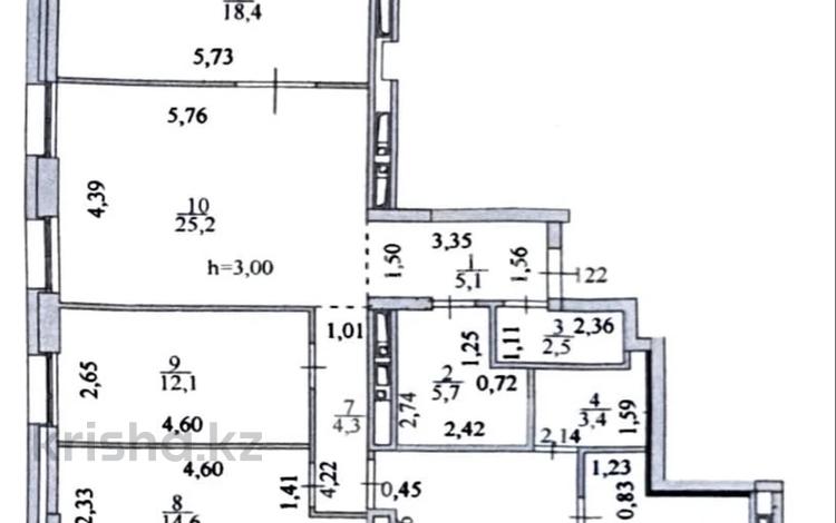 4-комнатная квартира · 123 м² · 11/13 этаж, Туран — Улы Дала/Туран за 105 млн ₸ в Астане, Есильский р-н — фото 2
