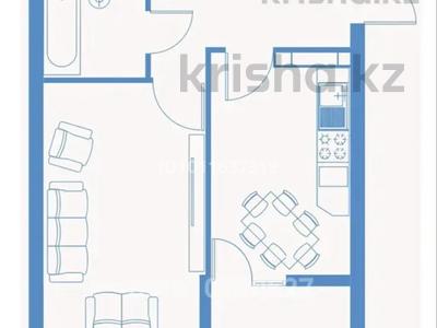 1-бөлмелі пәтер · 38.8 м² · 3/9 қабат, Толеметова, бағасы: 17.2 млн ₸ в Шымкенте, Абайский р-н