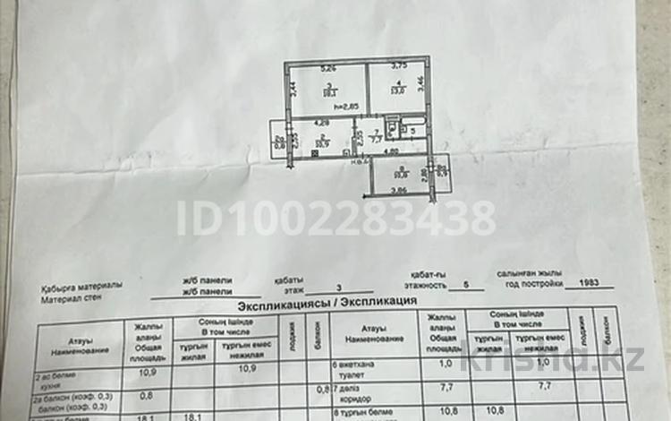 3-бөлмелі пәтер · 66 м² · 3/5 қабат, мкр Айнабулак-2, бағасы: 42 млн ₸ в Алматы, Жетысуский р-н — фото 2