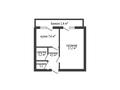 1-бөлмелі пәтер · 35 м² · 5/5 қабат, мкр 8, Марата Оспанова 54к1, бағасы: 10.8 млн ₸ в Актобе