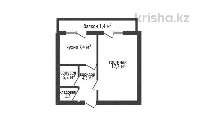 1-бөлмелі пәтер · 35 м² · 5/5 қабат, мкр 8, Марата Оспанова 54к1, бағасы: 10.8 млн ₸ в Актобе — фото 2