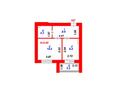 2-комнатная квартира · 40 м² · 3/12 этаж, Каршыга Ахмедьярова 2 за 21.5 млн 〒 в Астане, Алматы р-н — фото 2