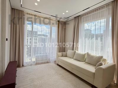 2-комнатная квартира · 51.5 м² · 9/18 этаж, Сыганак 28 за 45.5 млн 〒 в Астане, Нура р-н