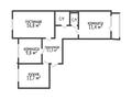 3-бөлмелі пәтер · 64.8 м² · 3/5 қабат, Дзержинского 92, бағасы: 28 млн ₸ в Костанае — фото 9