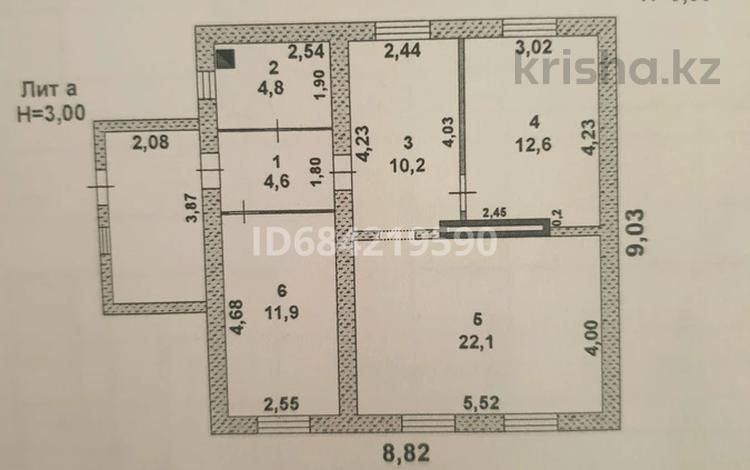 Отдельный дом · 3 комнаты · 100 м² · , Жулдыз 3, 5ая улица за 16 млн ₸ в Атырау — фото 11