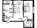 2-комнатная квартира · 72 м² · 8/9 этаж, Ауэзова 3г/2 за 60 млн ₸ в Алматы, Алмалинский р-н — фото 4