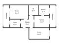 4-бөлмелі пәтер · 80.6 м² · 3/5 қабат, Бородина 142, бағасы: 28.5 млн ₸ в Костанае — фото 25