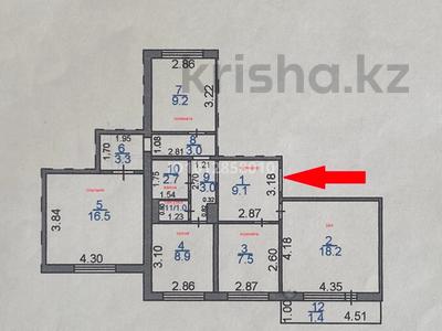 4-комнатная квартира · 84 м² · 3/9 этаж, Степной 2 1 — Степной-2 / ОТРАР / Zerno / Piano / Respublika / ЗЕТА / Альтер / Норма / Корзина / Guljan за 35 млн ₸ в Караганде, Казыбек би р-н
