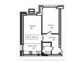 2-бөлмелі пәтер · 52.6 м², просп. Кошкарбаева 54/3, бағасы: 30 млн ₸ в Астане, Сарайшык р-н — фото 3