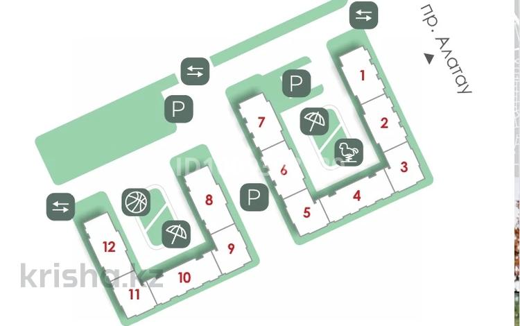2-бөлмелі пәтер · 43.9 м² · 3/9 қабат, мкр Шугыла 20/1, бағасы: 23 млн ₸ в Алматы, Наурызбайский р-н — фото 3