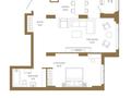 3-комнатная квартира · 68.82 м² · 12/18 этаж, Достык 8/5 — ВЫБОР ЭТАЖА И ПЛАНИРОВКИ!! БЕЗ КОМИССИИ за ~ 51.9 млн ₸ в Астане, Есильский р-н