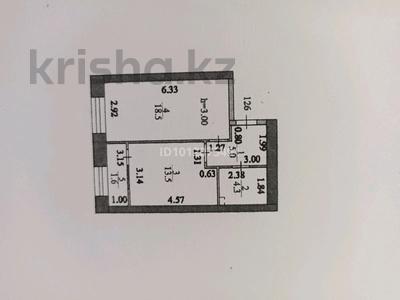 1-комнатная квартира · 43 м² · 8/9 этаж, ул. Ханов Керея и Жанибека 44/2 за 31 млн ₸ в Астане, Есильский р-н