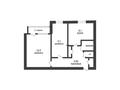 2-комнатная квартира · 47.5 м² · 2/2 этаж, Школьная 63 за 15.9 млн 〒 в  — фото 11