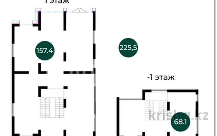 Еркін, кеңселер, дүкендер мен бутиктер, жқб, автосервистер мен көлік жуу, қоғамдық тамақтану орны, сұлулық салондары, фитнес және спорт, медорталықтар мен дәріханалар, білім орталықтары, ойын-сауық, конференц-залдар, кабинеттер және жұмыс орындары, студиялар · 225 м², бағасы: 2.7 млн ₸ в Алматы, Бостандыкский р-н — фото 2
