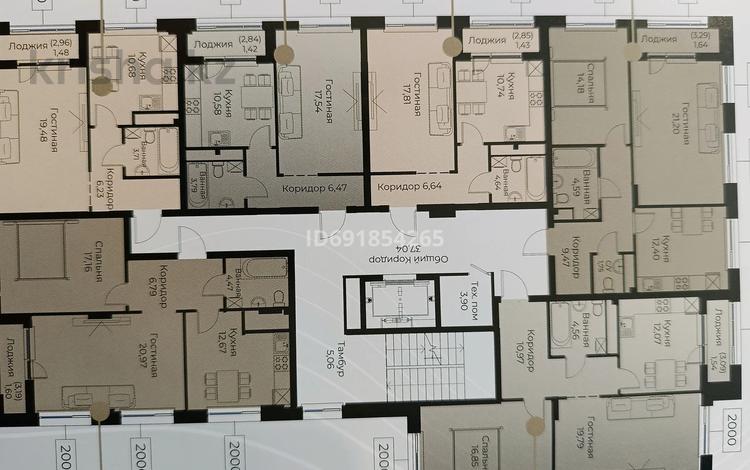 1-комнатная квартира, 40.41 м², 9/9 этаж, Улы Дала 23 — Улы дала - туран за 18 млн 〒 в Астане, Есильский р-н — фото 2