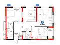 3-бөлмелі пәтер · 95.42 м², Е-899 7, бағасы: ~ 72 млн ₸ в Астане, Нура р-н — фото 3