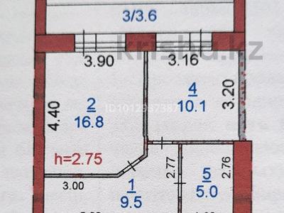1-бөлмелі пәтер · 45 м² · 4/5 қабат, Байтурсынова 108 — Победы Байтурсынова, бағасы: ~ 26 млн ₸ в Костанае