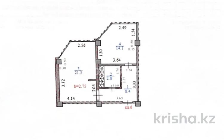 2-комнатная квартира · 47 м² · 2/5 этаж, Абылай хана 2/5 за 24.5 млн ₸ в Каскелене — фото 2