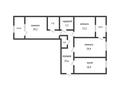 3-комнатная квартира · 115.8 м² · 4/9 этаж, Абая за 77 млн ₸ в Костанае — фото 10