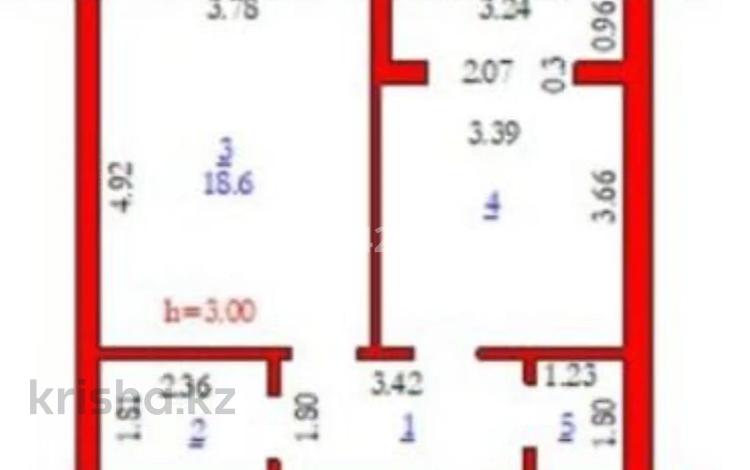 1-комнатная квартира · 47.4 м² · 6/6 этаж, мкр. Алтын орда, ул. Тәуелсіздік 11А за 18 млн ₸ в Актобе — фото 2