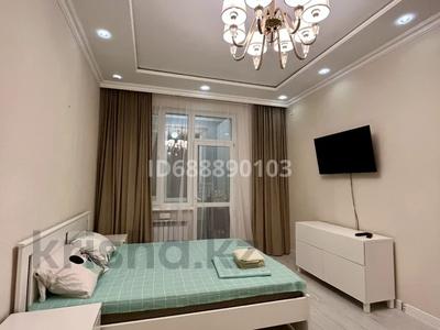 1-комнатная квартира, 40 м² посуточно, Кабанбай Батыр 58А за 13 000 〒 в Астане, Есильский р-н