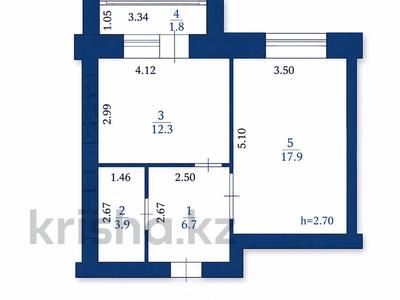 1-комнатная квартира · 42.8 м² · 10/10 этаж, мкр. Алтын орда, ораз татеулы за 17.5 млн ₸ в Актобе