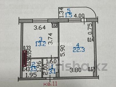 1-комнатная квартира, 43.7 м², 3/9 этаж, Есенберлина за 20 млн 〒 в Усть-Каменогорске