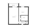1-комнатная квартира · 33.6 м² · 5/5 этаж, микрорайон Боровской 61 — Apt. 1 за 11.8 млн ₸ в Кокшетау — фото 7