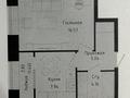 1-комнатная квартира · 36.5 м² · 4/9 этаж, Керей-Жанибек хандар 44/2 за 29 млн ₸ в Астане, Есильский р-н — фото 2
