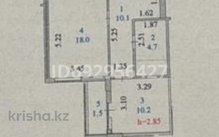 1-комнатная квартира, 44.5 м², 11/16 этаж, Байтурсынова 16 — А51 за 19 млн 〒 в Астане, Алматы р-н — фото 2