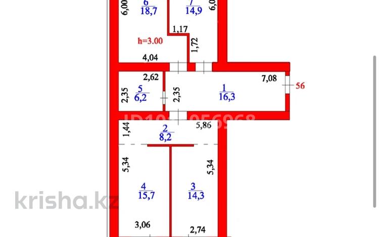 3-комнатная квартира · 99.7 м² · 8/12 этаж, Жумекен Нажимеденов 46 — Нажмиденова - мост Улы Дала за 44.5 млн ₸ в Астане, Сарайшык р-н — фото 2