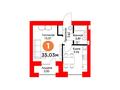 2-комнатная квартира · 36 м² · 9/12 этаж, Туран 55/6-8 — Барыс Арена, Туран за 30 млн ₸ в Астане, Нура р-н — фото 10