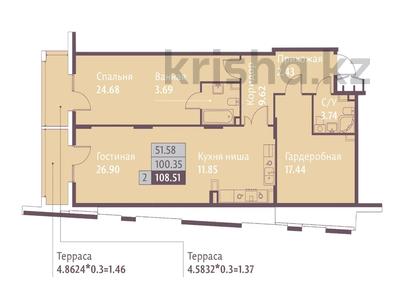 2-комнатная квартира, 105 м², 1/3 этаж, мкр Аскартау, Ремизовка 1а за 80 млн 〒 в Алматы, Медеуский р-н