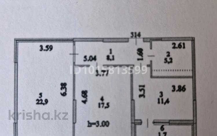 2-комнатная квартира · 66.8 м² · 15/17 этаж, Туран 52/2, 52/3 за 49.5 млн ₸ в Астане, Есильский р-н — фото 2