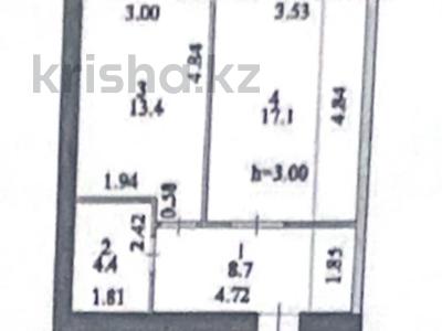 1-бөлмелі пәтер · 44 м² · 2/9 қабат, Е-34 4, бағасы: 25.5 млн ₸ в Астане, Нура р-н
