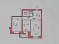 2-комнатная квартира · 58.4 м² · 7/9 этаж, К. Азербаева 8 — Азербаева/ Жумабаева за 25 млн ₸ в Астане, Сарайшык р-н