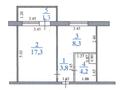 1-комнатная квартира, 35 м², 5/9 этаж, 5 — 5 Микрорайон -Ясмин за 18.3 млн 〒 в Аксае — фото 11