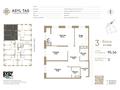 3-бөлмелі пәтер · 96 м² · 7/9 қабат, Симферопольская 1/1 — Джандосова, бағасы: 87.9 млн ₸ в Алматы — фото 3