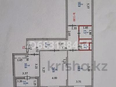 3-комнатная квартира, 90.3 м², 9/9 этаж, Туран за 38 млн 〒 в Астане, Есильский р-н