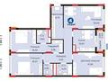 4-комнатная квартира · 113.6 м² · 3/9 этаж, Кенесары 54 — при полной оплате действют скидки БЕЗ КОМИССИИ за ~ 76.7 млн ₸ в Астане
