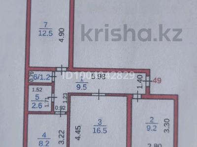 3-комнатная квартира · 60 м² · 6/9 этаж, Майкудук, Майкудук, мкр Восток-1 2 за 16.5 млн ₸ в Караганде, Алихана Бокейханова р-н