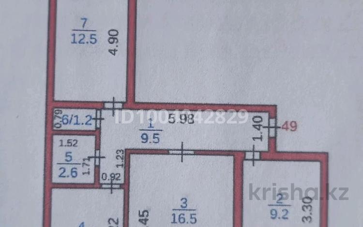 3-комнатная квартира · 60 м² · 6/9 этаж, Майкудук, Майкудук, мкр Восток-1 2 за 16.5 млн ₸ в Караганде, Алихана Бокейханова р-н — фото 8
