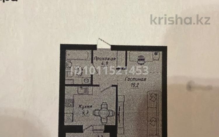 1-комнатная квартира · 39.7 м² · 5/9 этаж, просп. Улы Дала 40 за 24.5 млн ₸ в Астане, Есильский р-н — фото 2