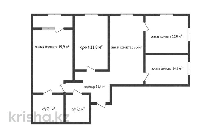4-комнатная квартира · 113.4 м² · 3/6 этаж, Гашека за 68 млн 〒 в Костанае — фото 73