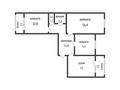 3-бөлмелі пәтер · 65.5 м² · 5/5 қабат, Воинов-Интернационалистов, бағасы: 33 млн ₸ в Костанае — фото 24